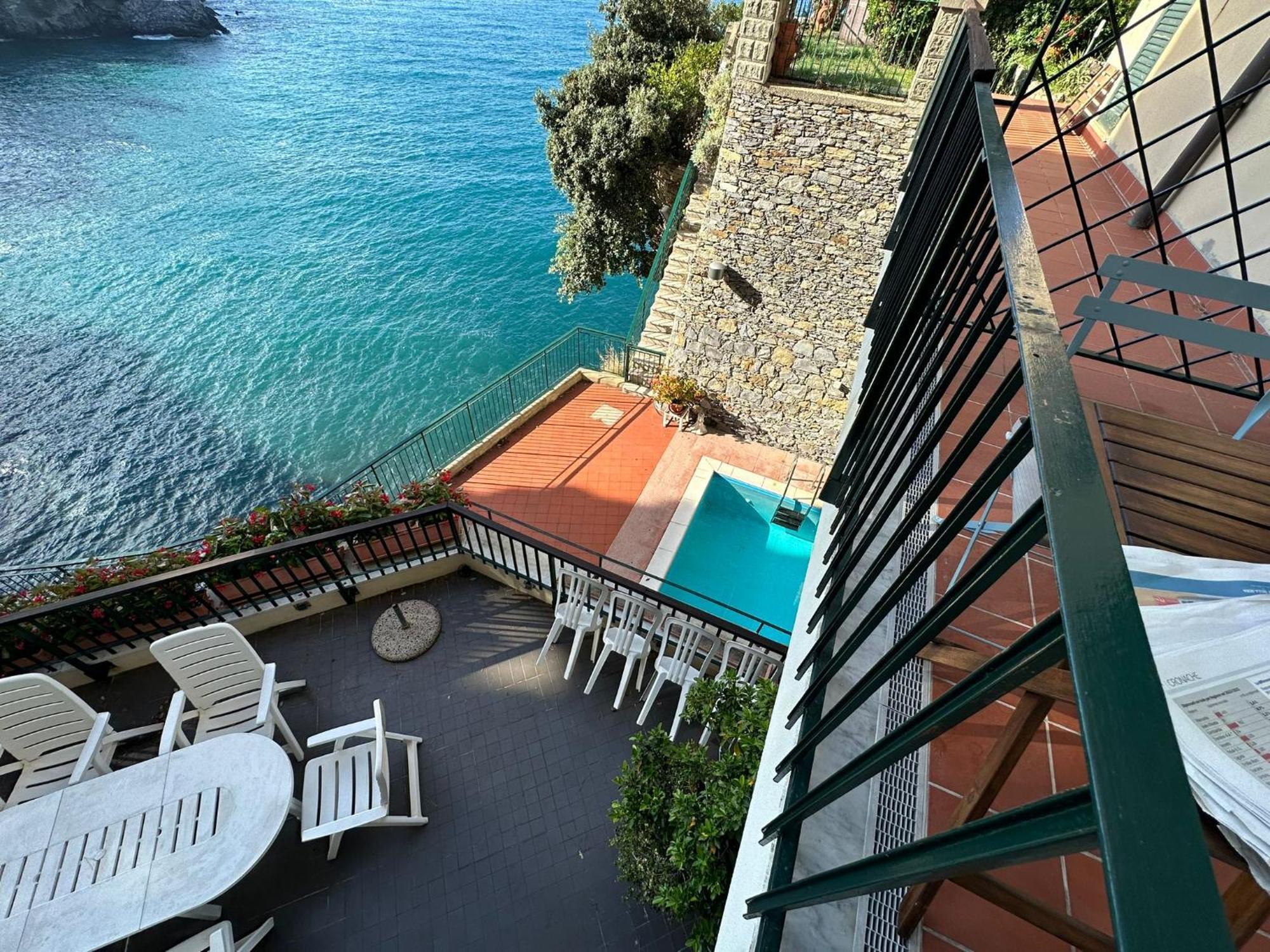 Pieve Ligure A Picco Sul Mare Con Piscina Villa Regina 外观 照片